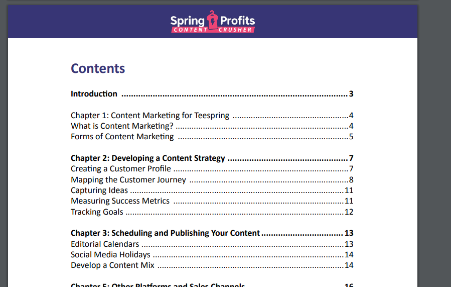 spring profits 5