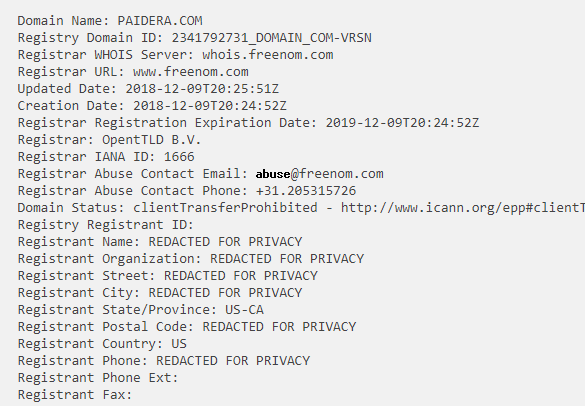 whois