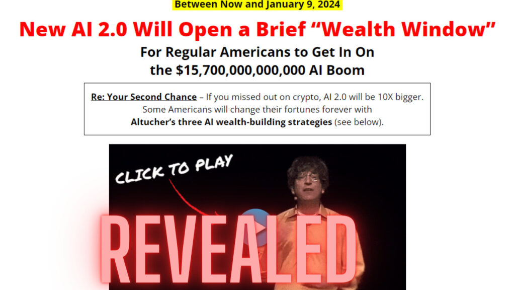 Revealed James Altucher’s “A.I. 2.0” Stock The Affiliate Doctor